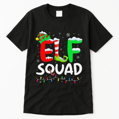 Elf Family Christmas Matching Pajamas Xmas Elf Squad Tall T-Shirt