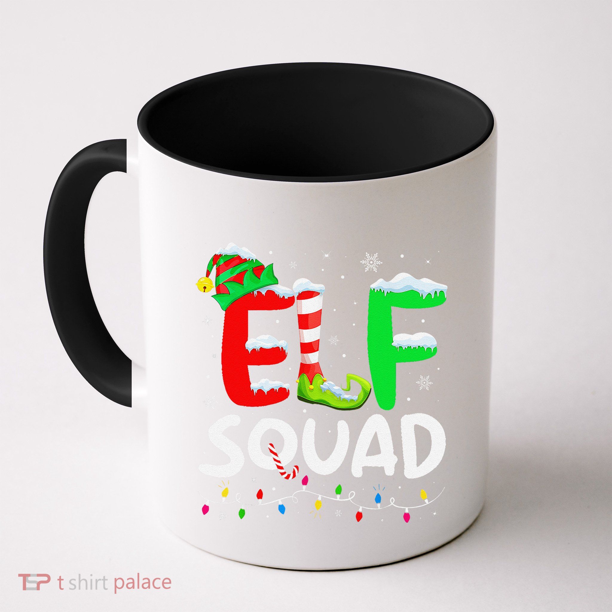 Elf Family Christmas Matching Pajamas Xmas Elf Squad Mug