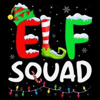 Elf Family Christmas Matching Pajamas Xmas Elf Squad 16 in Basic Backpack