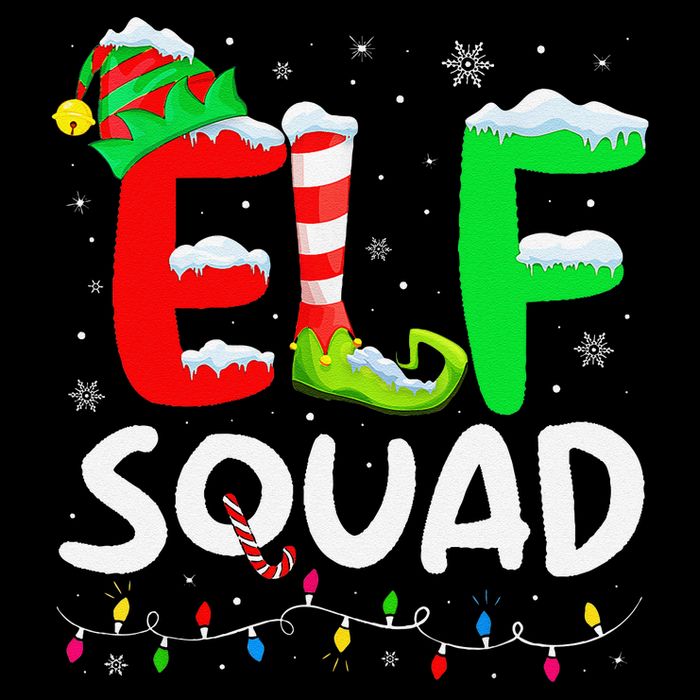 Elf Family Christmas Matching Pajamas Xmas Elf Squad 16 in Basic Backpack