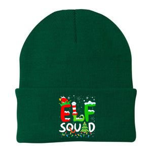 Elf Family Christmas Matching Pajamas Xmas Elf Squad Knit Cap Winter Beanie