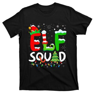 Elf Family Christmas Matching Pajamas Xmas Elf Squad T-Shirt