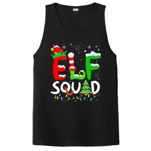 Elf Family Christmas Matching Pajamas Xmas Elf Squad PosiCharge Competitor Tank