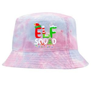 Elf Family Christmas Matching Pajamas Xmas Elf Squad Tie-Dyed Bucket Hat