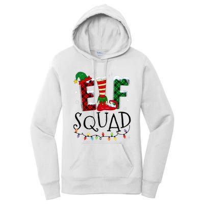 Elf Family Christmas Matching Pajamas Xmas Elf Squad Women's Pullover Hoodie