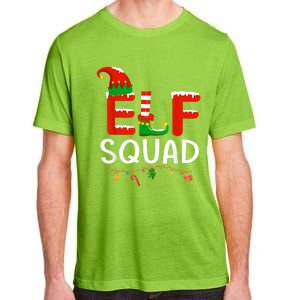 Elf Family Christmas Matching Pajamas XMas Elf Squad Adult ChromaSoft Performance T-Shirt