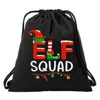 Elf Family Christmas Matching Pajamas XMas Elf Squad Drawstring Bag