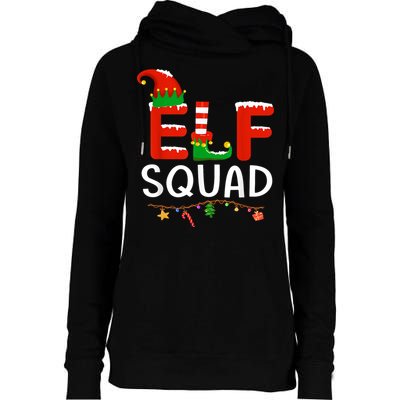 Elf Family Christmas Matching Pajamas XMas Elf Squad Womens Funnel Neck Pullover Hood
