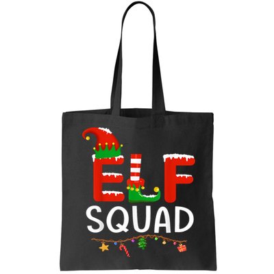 Elf Family Christmas Matching Pajamas XMas Elf Squad Bag
