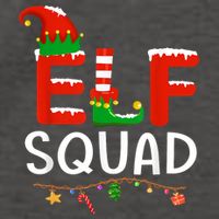 Elf Family Christmas Matching Pajamas XMas Elf Squad Vector Backpack