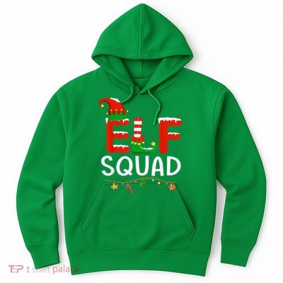 Elf Family Christmas Matching Pajamas XMas Elf Squad Hoodie