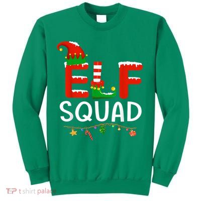 Elf Family Christmas Matching Pajamas XMas Elf Squad Sweatshirt