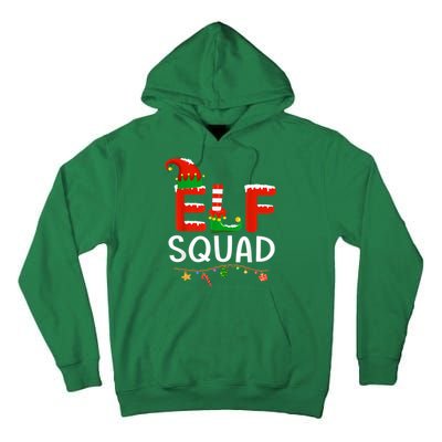 Elf Family Christmas Matching Pajamas XMas Elf Squad Tall Hoodie
