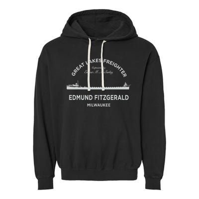 Edmund Fitzgerald Crew Garment-Dyed Fleece Hoodie