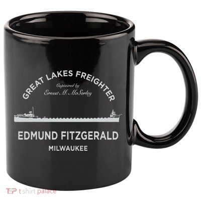 Edmund Fitzgerald Crew 11oz C Handle Ceramic Mug