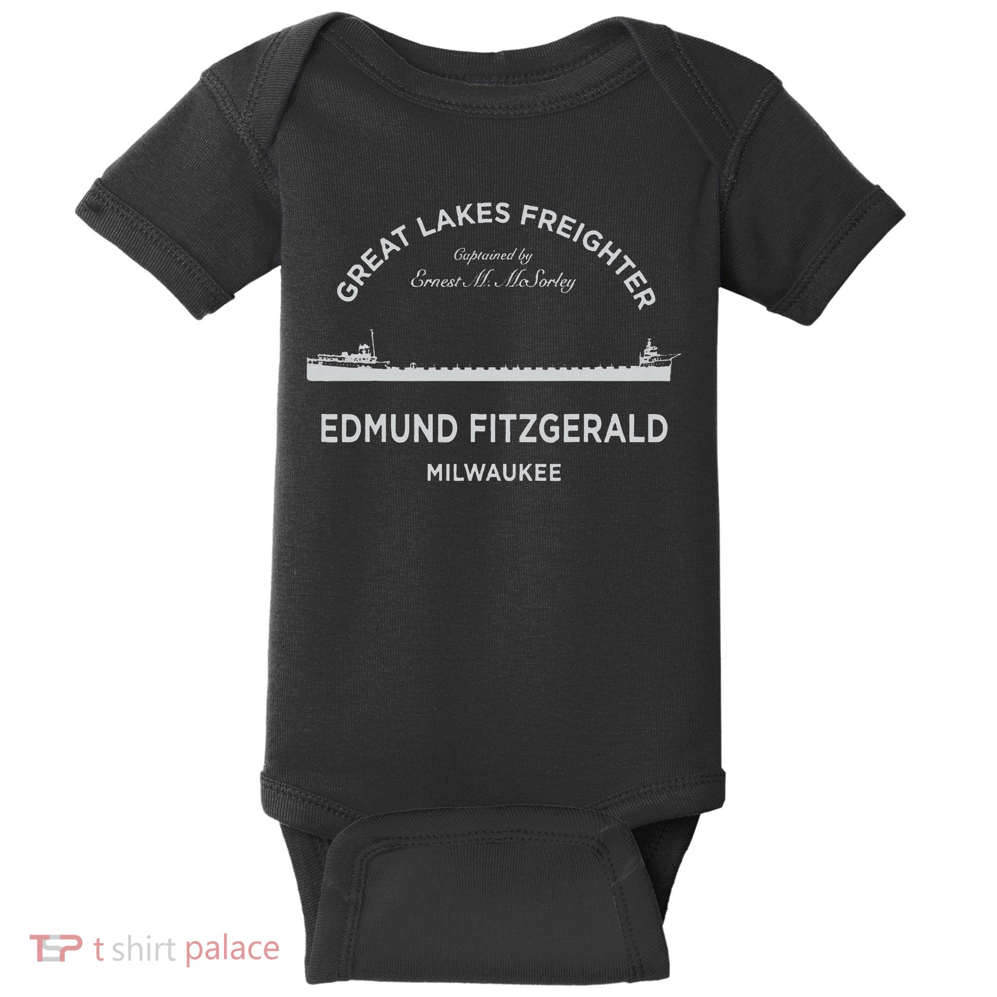 Edmund Fitzgerald Crew Baby Bodysuit