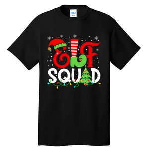 Elf Family Christmas Matching Pajamas Xmas Elf Squad Tall T-Shirt