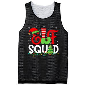 Elf Family Christmas Matching Pajamas Xmas Elf Squad Mesh Reversible Basketball Jersey Tank