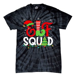 Elf Family Christmas Matching Pajamas Xmas Elf Squad Tie-Dye T-Shirt