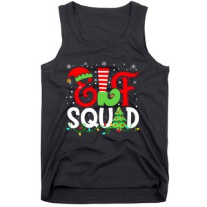 Elf Family Christmas Matching Pajamas Xmas Elf Squad Tank Top