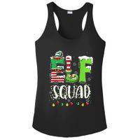 Elf Family Christmas Matching Pajamas Funny Xmas Elf Squad Ladies PosiCharge Competitor Racerback Tank