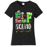 Elf Family Christmas Matching Pajamas Funny Xmas Elf Squad Women's T-Shirt