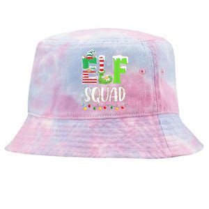 Elf Family Christmas Matching Pajamas Funny Xmas Elf Squad Tie-Dyed Bucket Hat