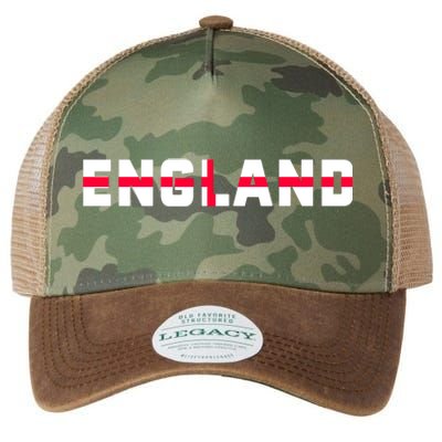 England Flag Classic Logo Legacy Tie Dye Trucker Hat