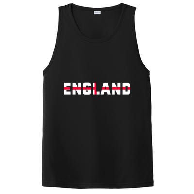 England Flag Classic Logo PosiCharge Competitor Tank