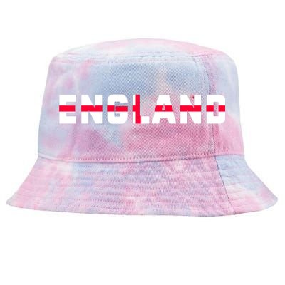 England Flag Classic Logo Tie-Dyed Bucket Hat