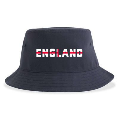 England Flag Classic Logo Sustainable Bucket Hat