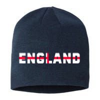 England Flag Classic Logo Sustainable Beanie