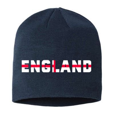 England Flag Classic Logo Sustainable Beanie