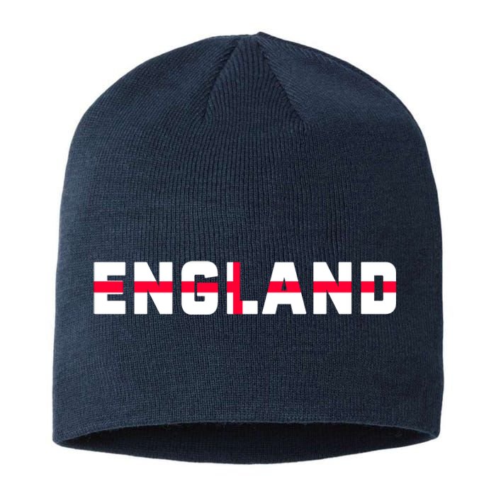 England Flag Classic Logo Sustainable Beanie