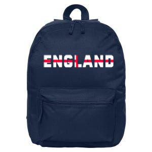 England Flag Classic Logo 16 in Basic Backpack