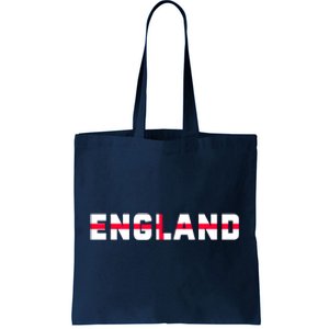 England Flag Classic Logo Tote Bag