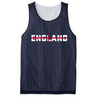 England Flag Classic Logo Mesh Reversible Basketball Jersey Tank