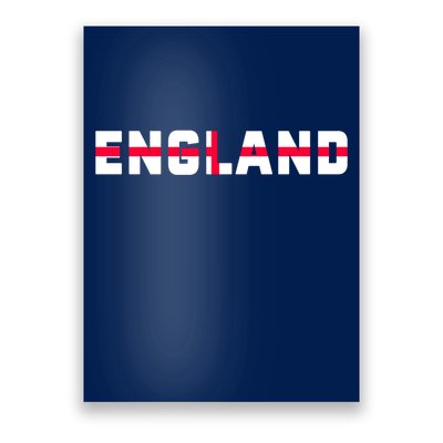 England Flag Classic Logo Poster
