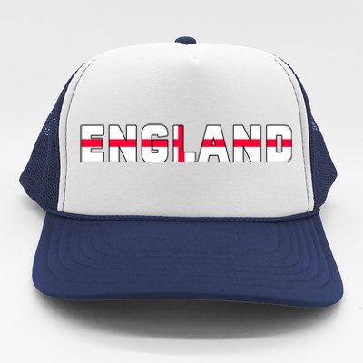 England Flag Classic Logo Trucker Hat