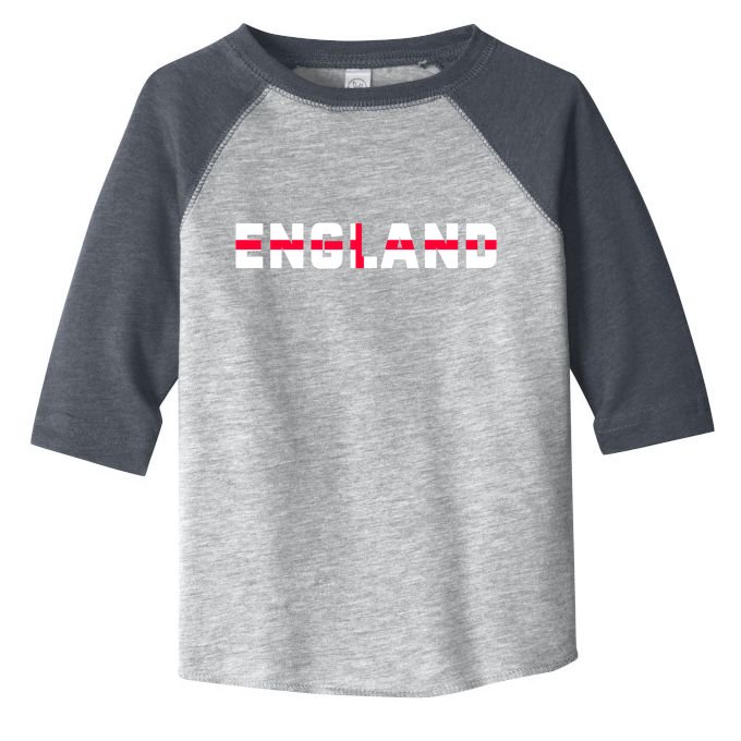 England Flag Classic Logo Toddler Fine Jersey T-Shirt