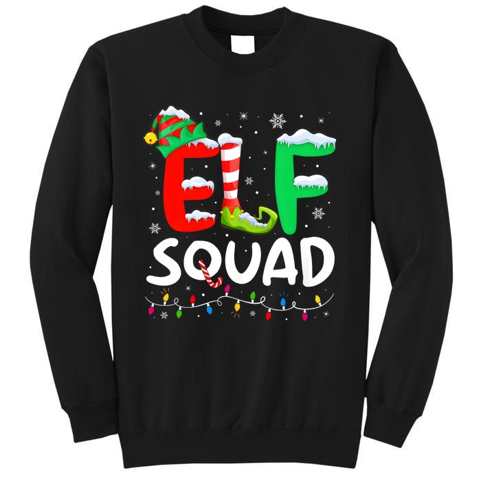 Elf Family Christmas Matching Pajamas Xmas Elf Squad Sweatshirt