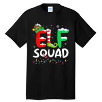 Elf Family Christmas Matching Pajamas Xmas Elf Squad Tall T-Shirt