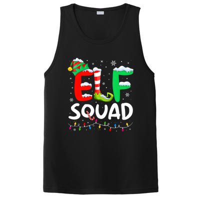 Elf Family Christmas Matching Pajamas Xmas Elf Squad PosiCharge Competitor Tank