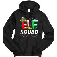 Elf Family Christmas Matching Pajamas Xmas Elf Squad Tie Dye Hoodie