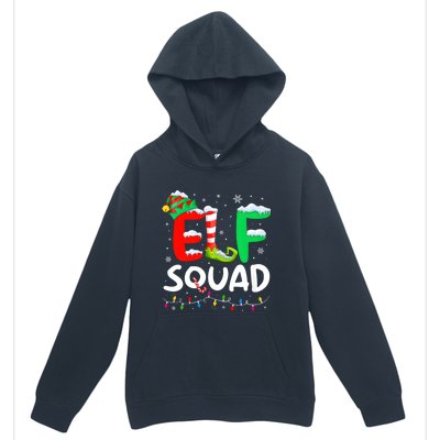 Elf Family Christmas Matching Pajamas Xmas Elf Squad Urban Pullover Hoodie