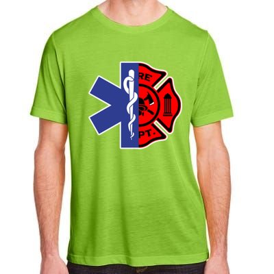 Emt Firefighter Cute Gift Firefighter Two Sided Ems Gift Adult ChromaSoft Performance T-Shirt