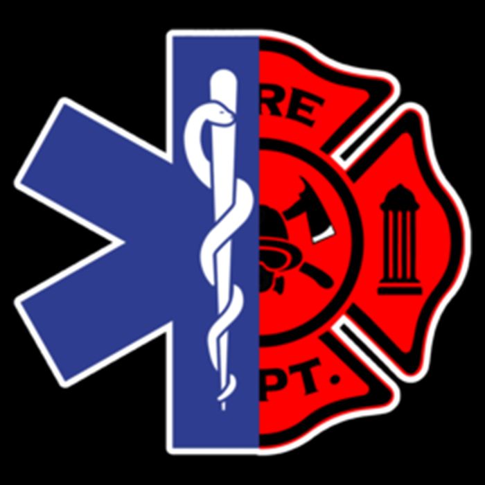Emt Firefighter Cute Gift Firefighter Two Sided Ems Gift City Backpack