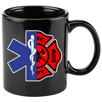 Emt Firefighter Cute Gift Firefighter Two Sided Ems Gift 11oz C Handle Ceramic Mug
