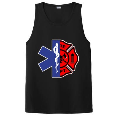 Emt Firefighter Cute Gift Firefighter Two Sided Ems Gift PosiCharge Competitor Tank