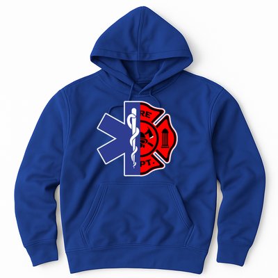 Emt Firefighter Cute Gift Firefighter Two Sided Ems Gift Hoodie